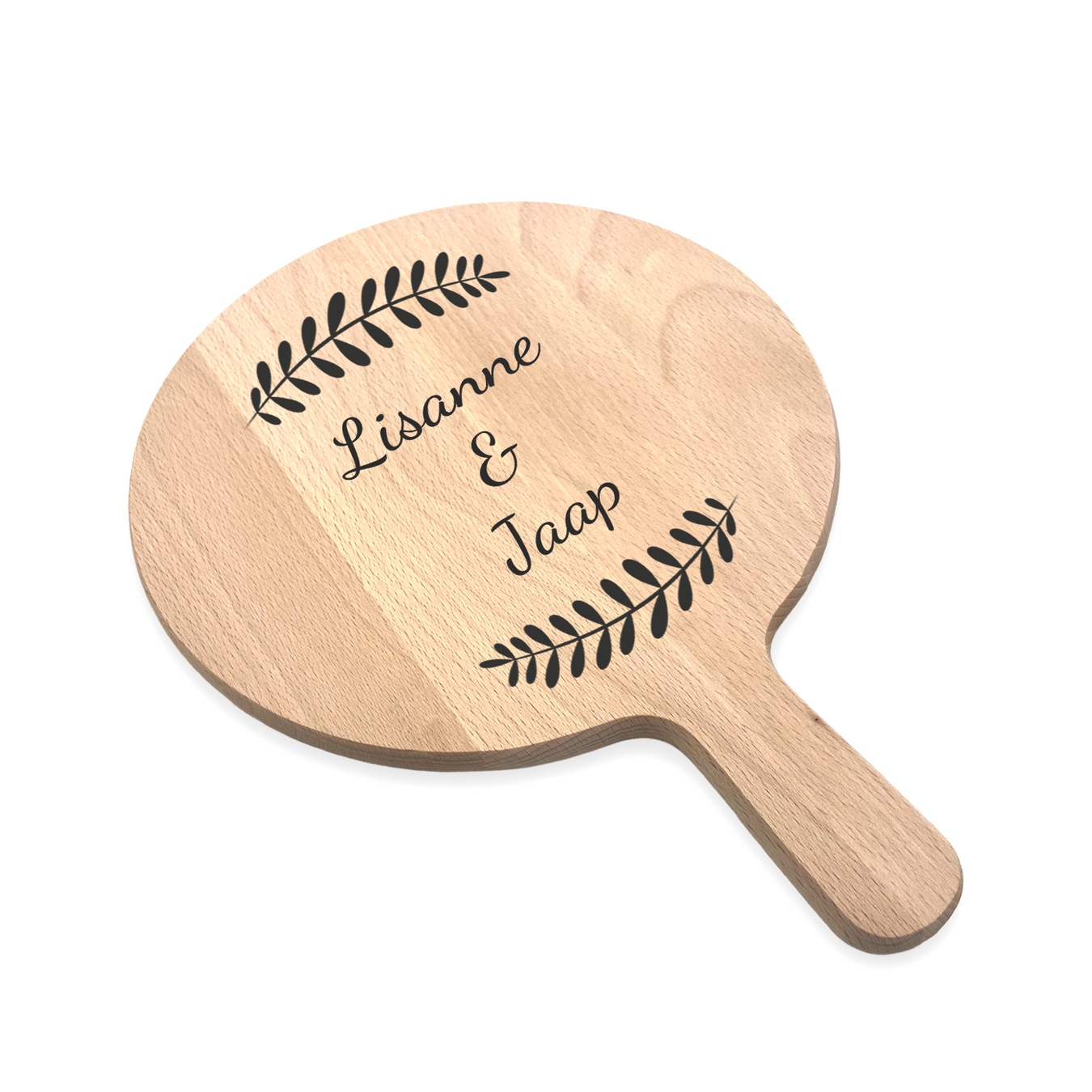 Personalized wooden bread board - Round shape My Customized