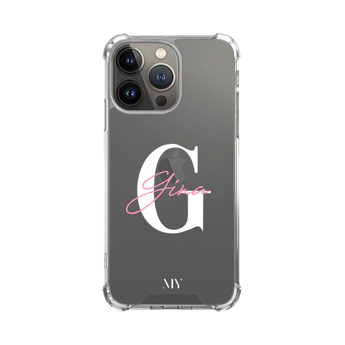 Initial Style - Transparent Phone Case My Customized